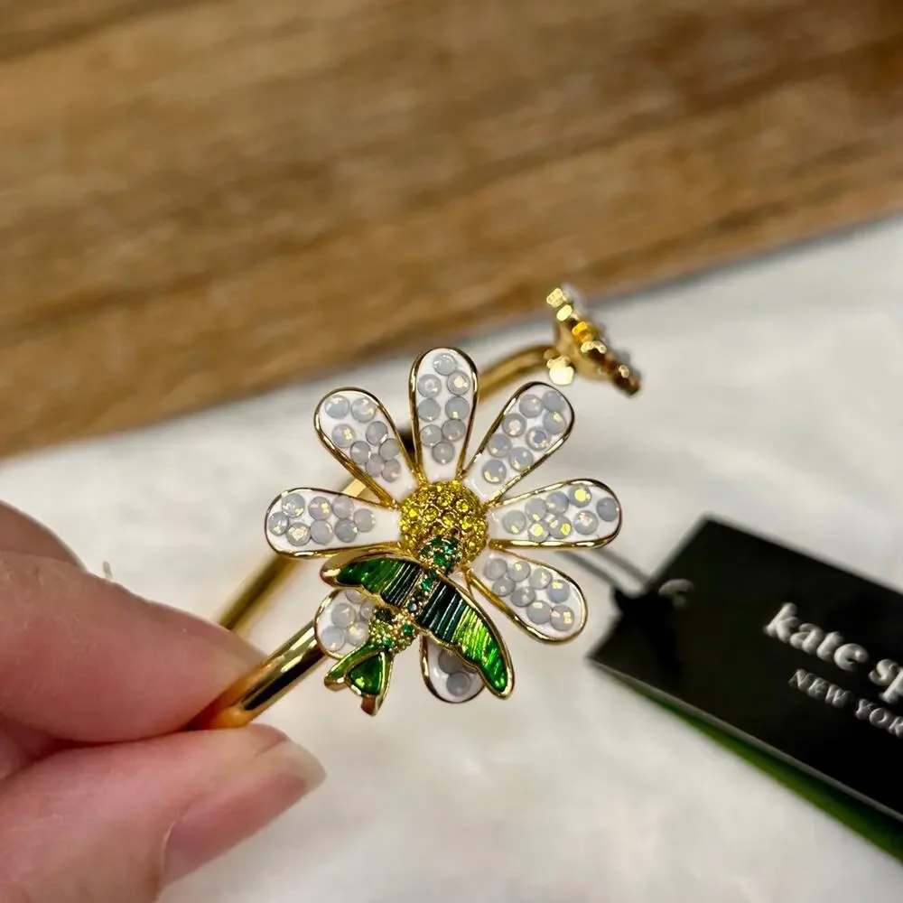 NWT Kate Spade Dazzling Daisy Flex Cuff